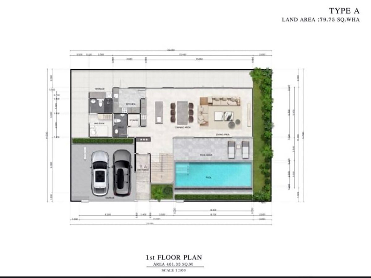11 HS0191 – 3 Bedrooms Pool Villa in The Glory Village Huay Yai