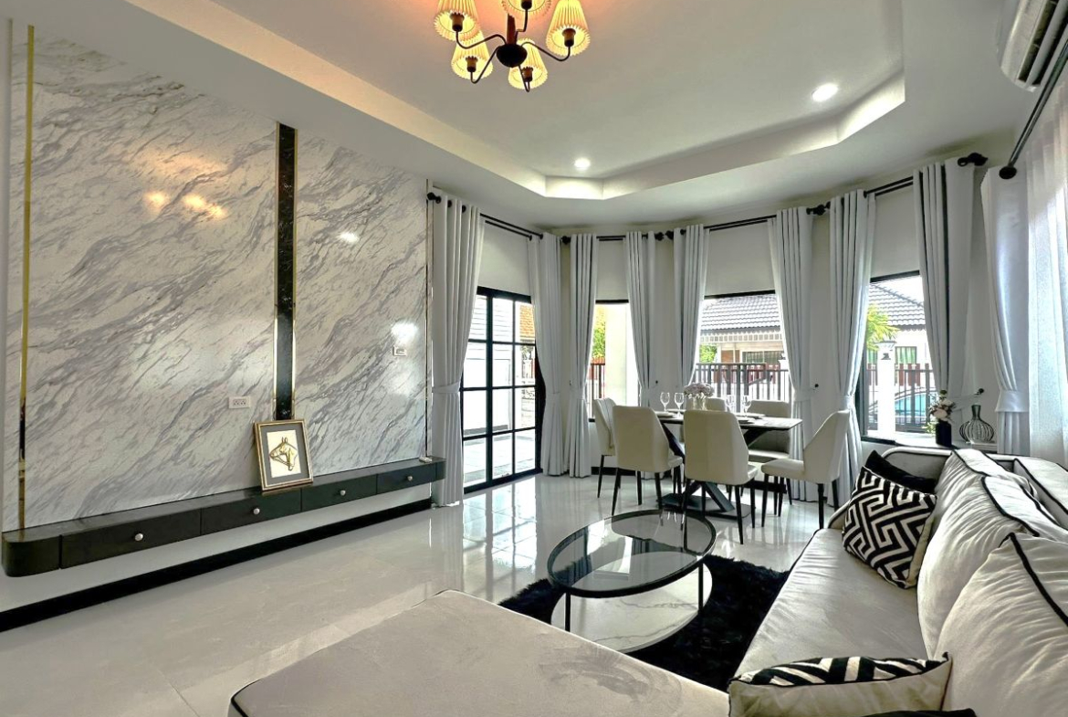 HS1438 – 3Bedroom Single House Pool for Sale in Raviporn City Home Village in Nong Mai Khaen