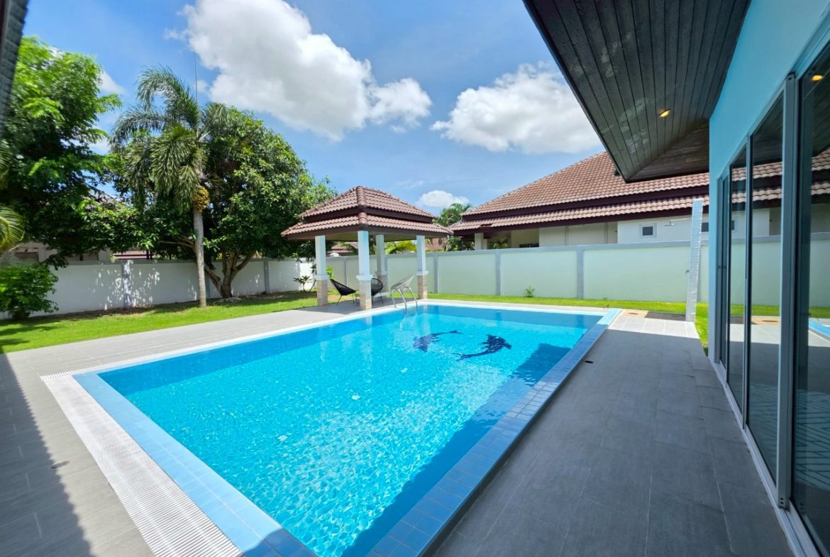 HS1369- 3 Bedrooms Pool villa House for sale in Unique Paradise Resort in Huay Yai