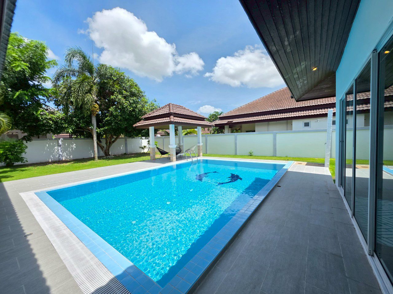 1.2 HS1369- 3 Bedrooms Pool villa House for sale in Unique Paradise Resort in Huay Yai