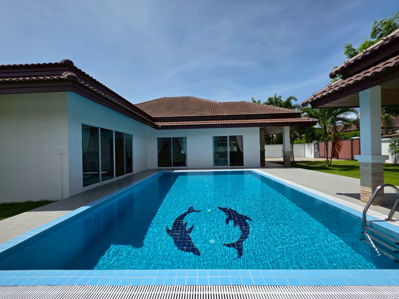 1.3 HS1369- 3 Bedrooms Pool villa House for sale in Unique Paradise Resort in Huay Yai