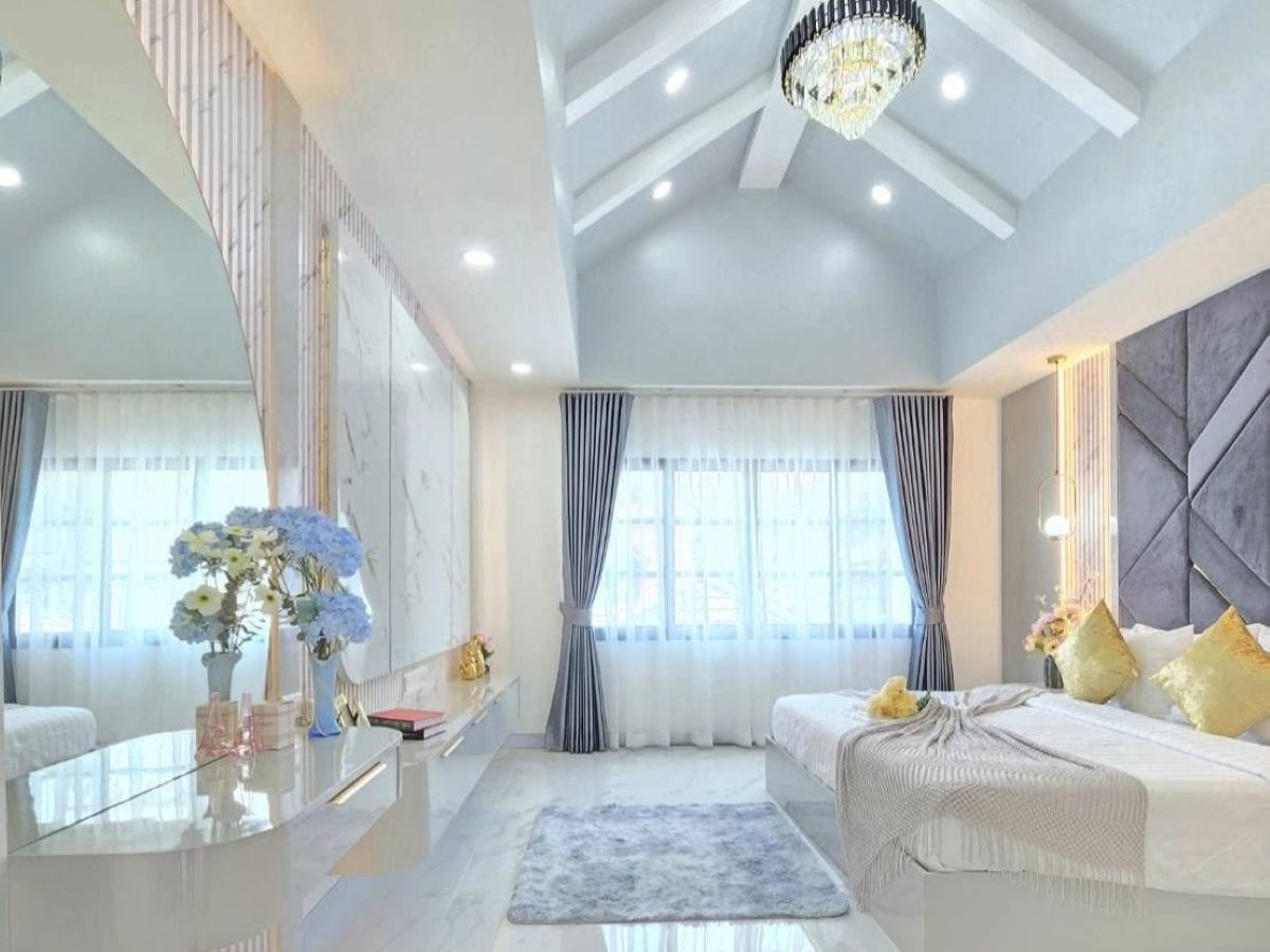 HS1387 – 4Bedrooms Pool Villa House For Sale in Central Park 5 Village in Tungklom-Talman