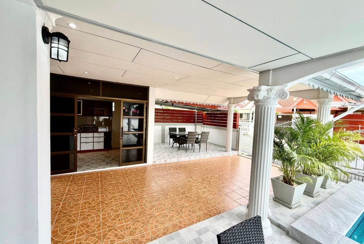 HS1380 – 4Bedrooms Pool Villa For Sale in Wanta Village in Phatthanakan 1 in Noen Plubwan