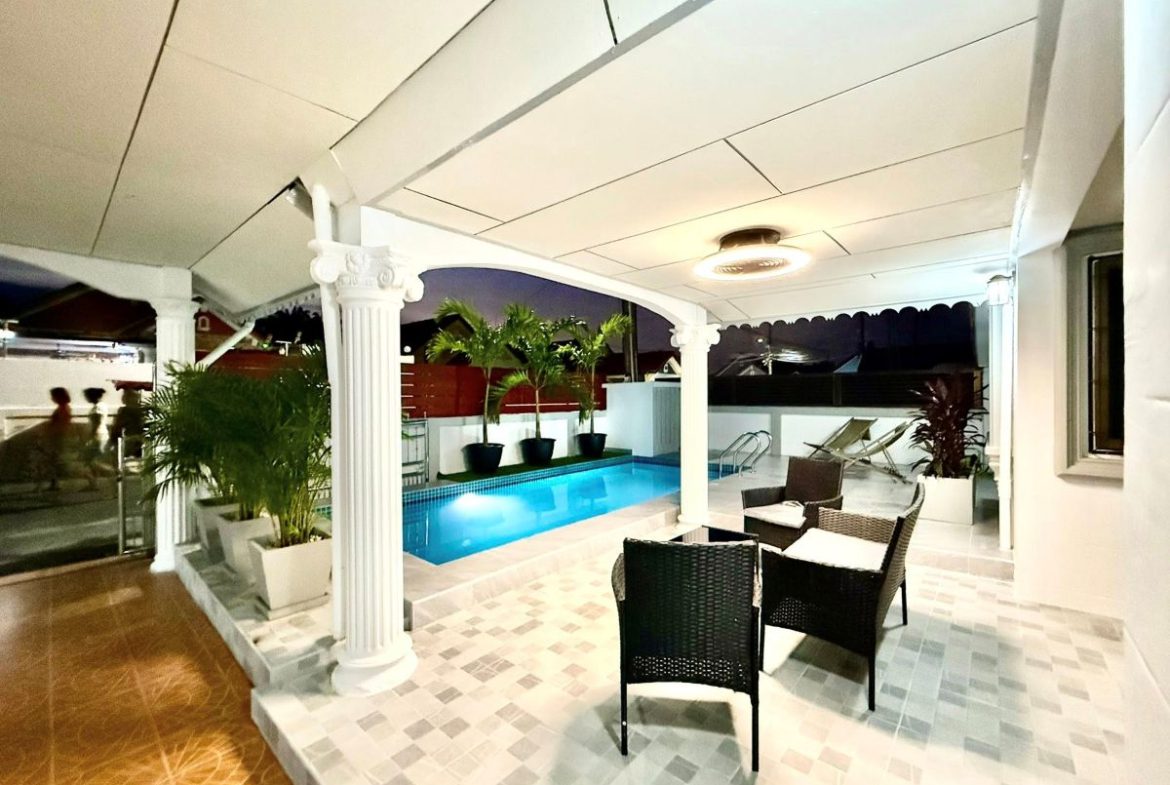 HS1380 – 4Bedrooms Pool Villa For Sale in Wanta Village in Phatthanakan 1 in Noen Plubwan