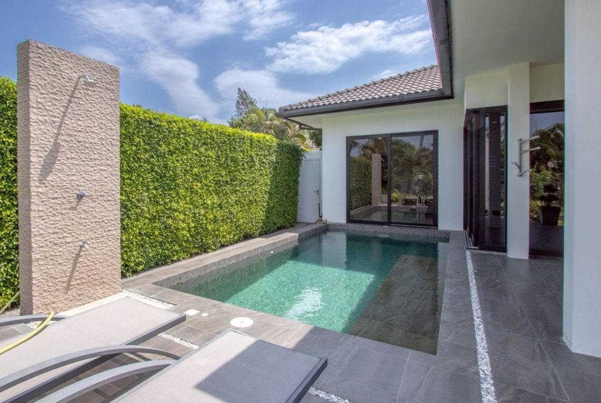 HS1377- 2Bedrooms Peaceful Pool Villa For Sale in Huay Yai