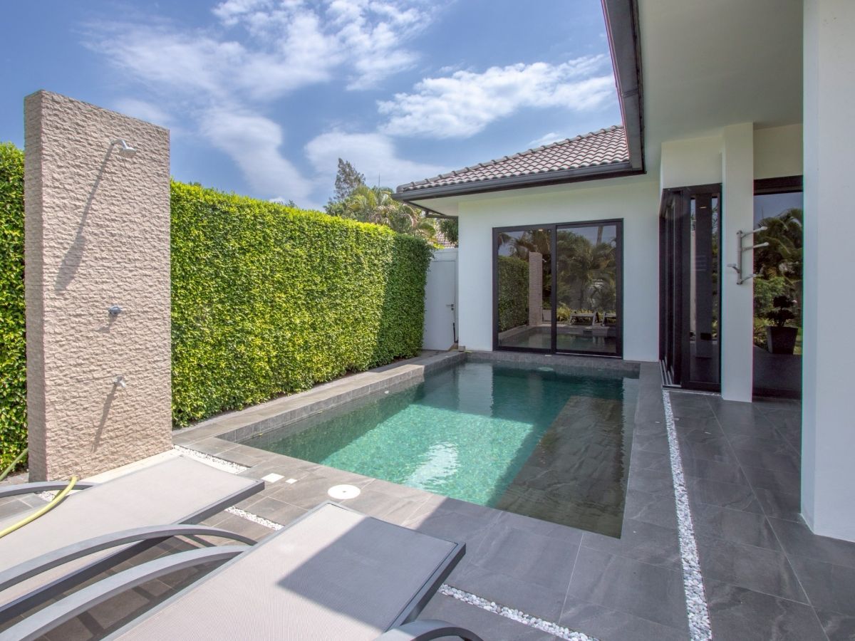 3 HS1377- 2Bedrooms Peaceful Pool Villa For Sale in Huay Yai