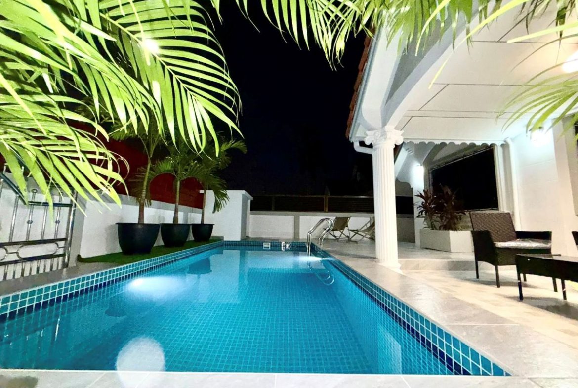 HS1380 – 4Bedrooms Pool Villa For Sale in Wanta Village in Phatthanakan 1 in Noen Plubwan