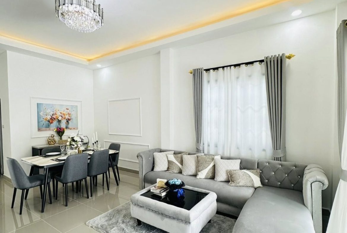 HS1370- 3Bedrooms Single House for sale in Rattanagorn Village 8 in North Pattaya