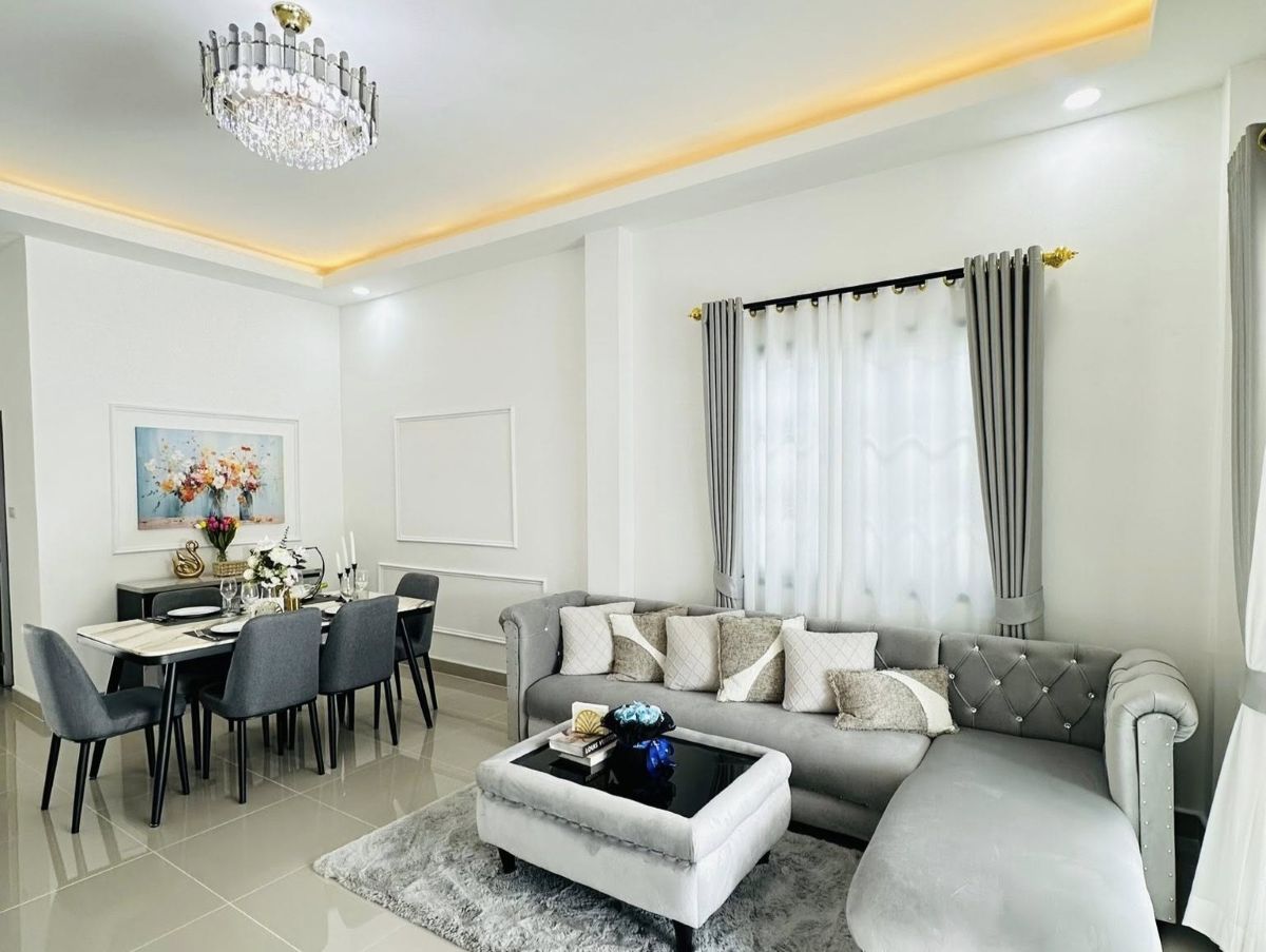 HS1370- 3Bedrooms Single House for sale in Rattanagorn Village 8 in North Pattaya