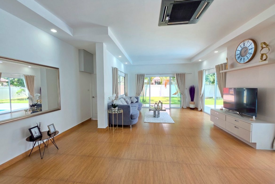 HS1369- 3 Bedrooms Pool villa House for sale in Unique Paradise Resort in Huay Yai