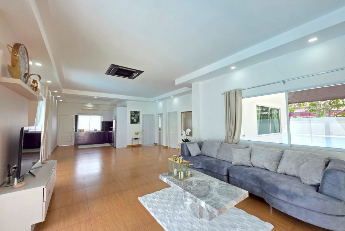 HS1369- 3 Bedrooms Pool villa House for sale in Unique Paradise Resort in Huay Yai