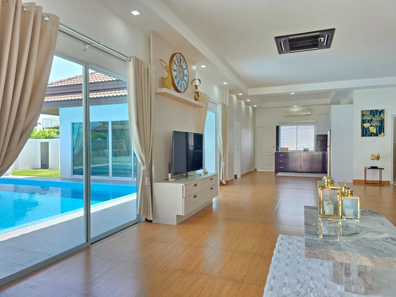 3.3 HS1369- 3 Bedrooms Pool villa House for sale in Unique Paradise Resort in Huay Yai