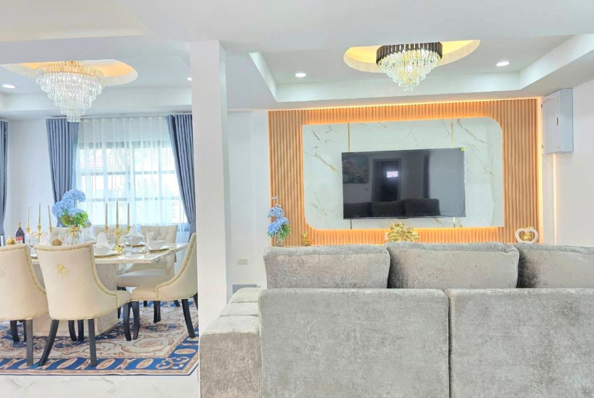 HS1387 – 4Bedrooms Pool Villa House For Sale in Central Park 5 Village in Tungklom-Talman
