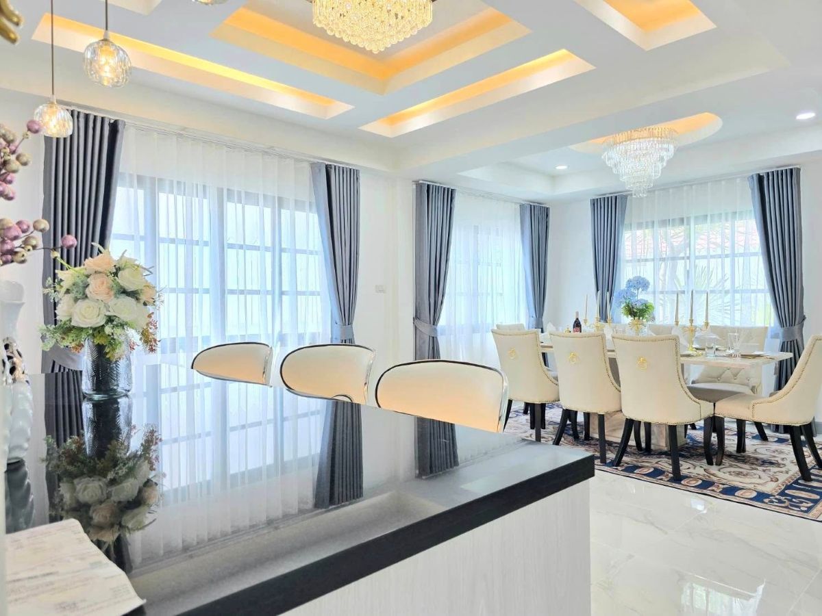 HS1387 – 4Bedrooms Pool Villa House For Sale in Central Park 5 Village in Tungklom-Talman