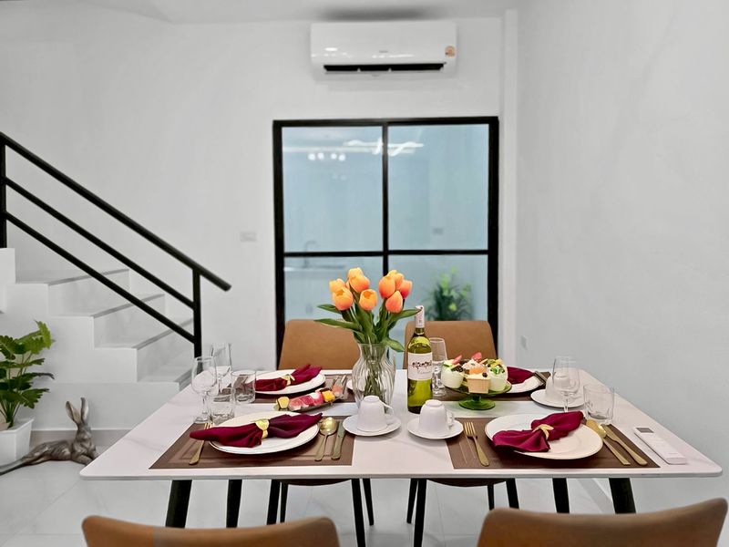 TS0170 – 3Bedrooms 2-storey Townhome in Avenue Prime 4 in Nong Yai in Nong Prue
