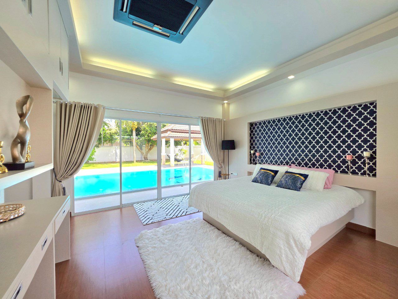 7 HS1369- 3 Bedrooms Pool villa House for sale in Unique Paradise Resort in Huay Yai