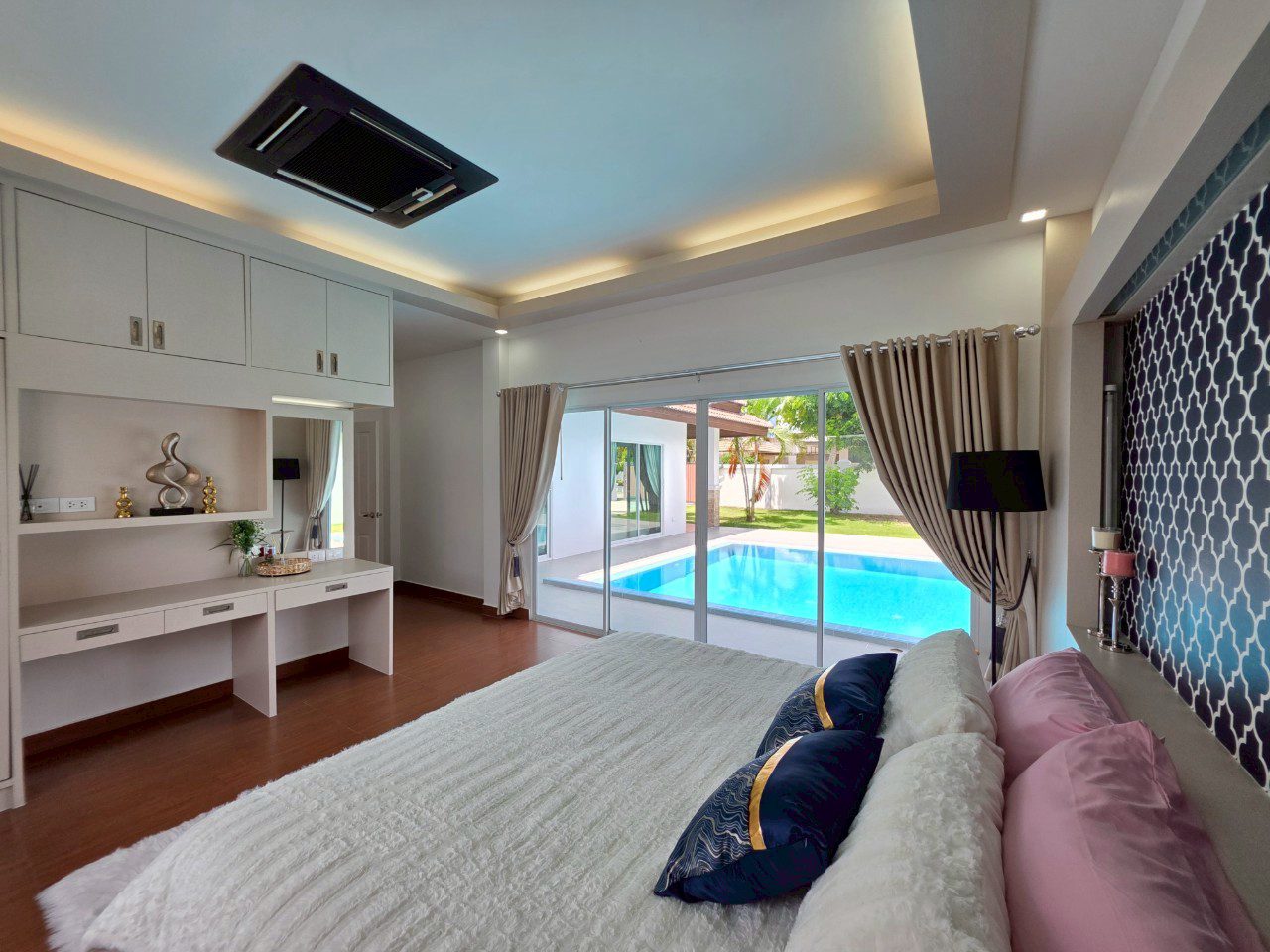 8 HS1369- 3 Bedrooms Pool villa House for sale in Unique Paradise Resort in Huay Yai