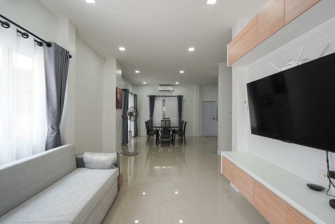 HS1368- 3 Bedroom 2-Storey Single House For Sale in Grand PMC7 in  Nongprue