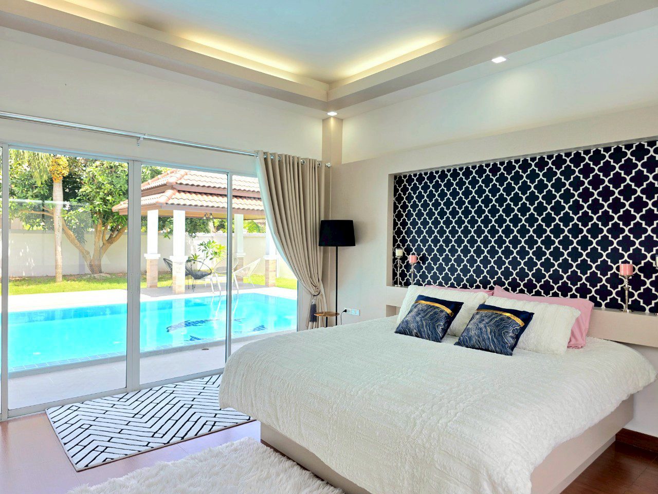 9.1 HS1369- 3 Bedrooms Pool villa House for sale in Unique Paradise Resort in Huay Yai