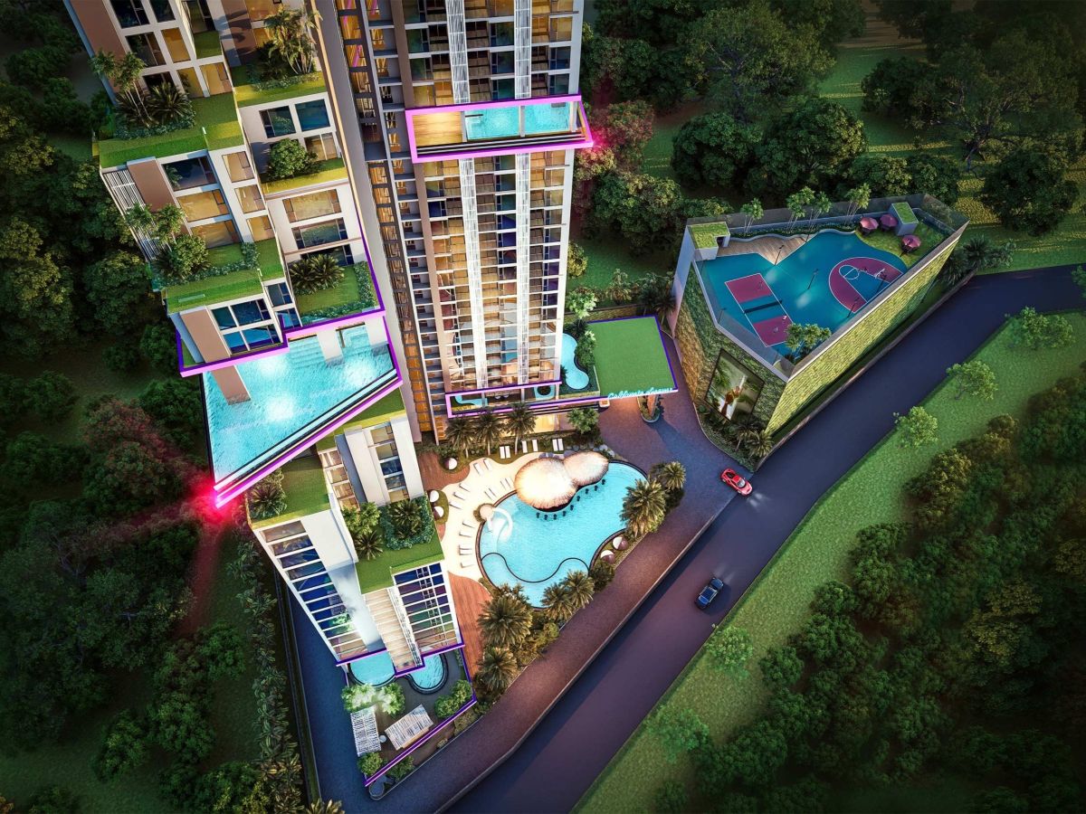 CS0971 – 2Bedrooms Condominium for Sale in The RIVIERA Santa Monica in Jomtien
