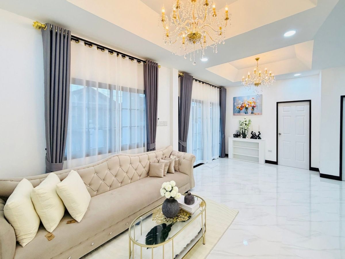 HS1434 – 3Bedrooms Single House for Sale in Ek Mongkhon Village 1 in Khao Talo