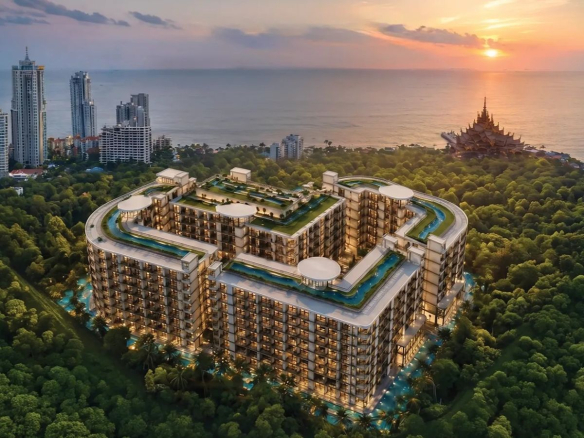 CS0986 – Studio,1Bedroom,2Bedrooms Condominium for Sale in Love it Wongamat in Na kluea
