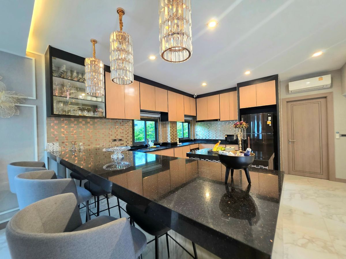 12 HS1451 – 3Bedrooms 2-Storey Pool Villa House for Sale in Madcha Nirvana Pattaya in Huay Yai
