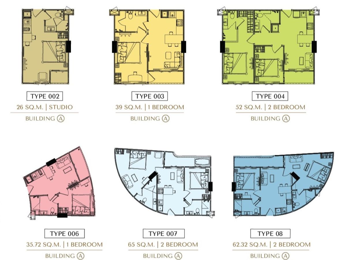 CS0986 – Studio,1Bedroom,2Bedrooms Condominium for Sale in Love it Wongamat in Na kluea