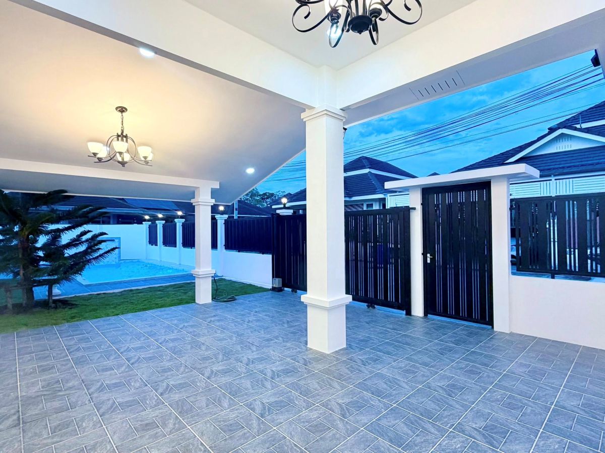 HS1453 – 4Bedrooms Pool Villa House for Sale in Chokchai Village 10 in Soi Siam Country Club
