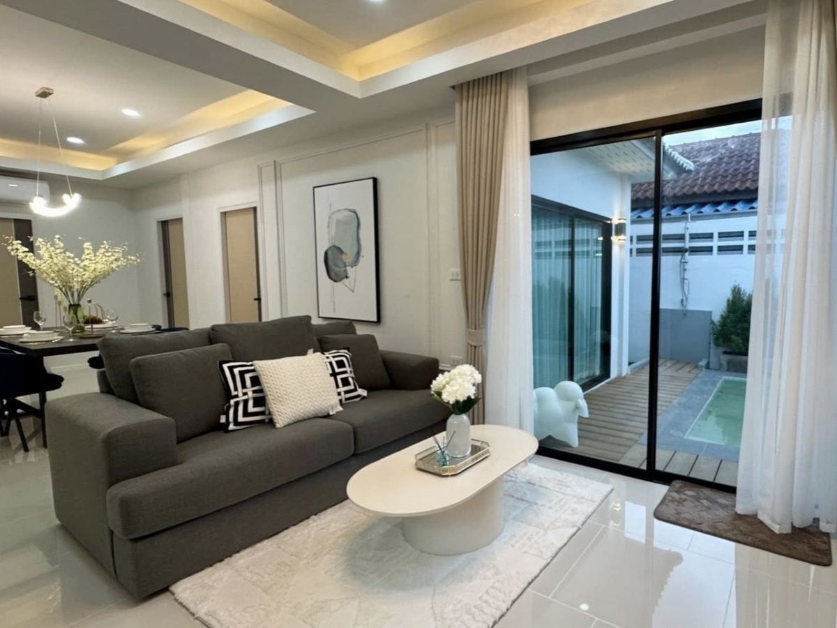 HS1456 – 3Bedroom Pool Villa for Sale in Pattaya Rungruang Village in Soi Khoa Noi