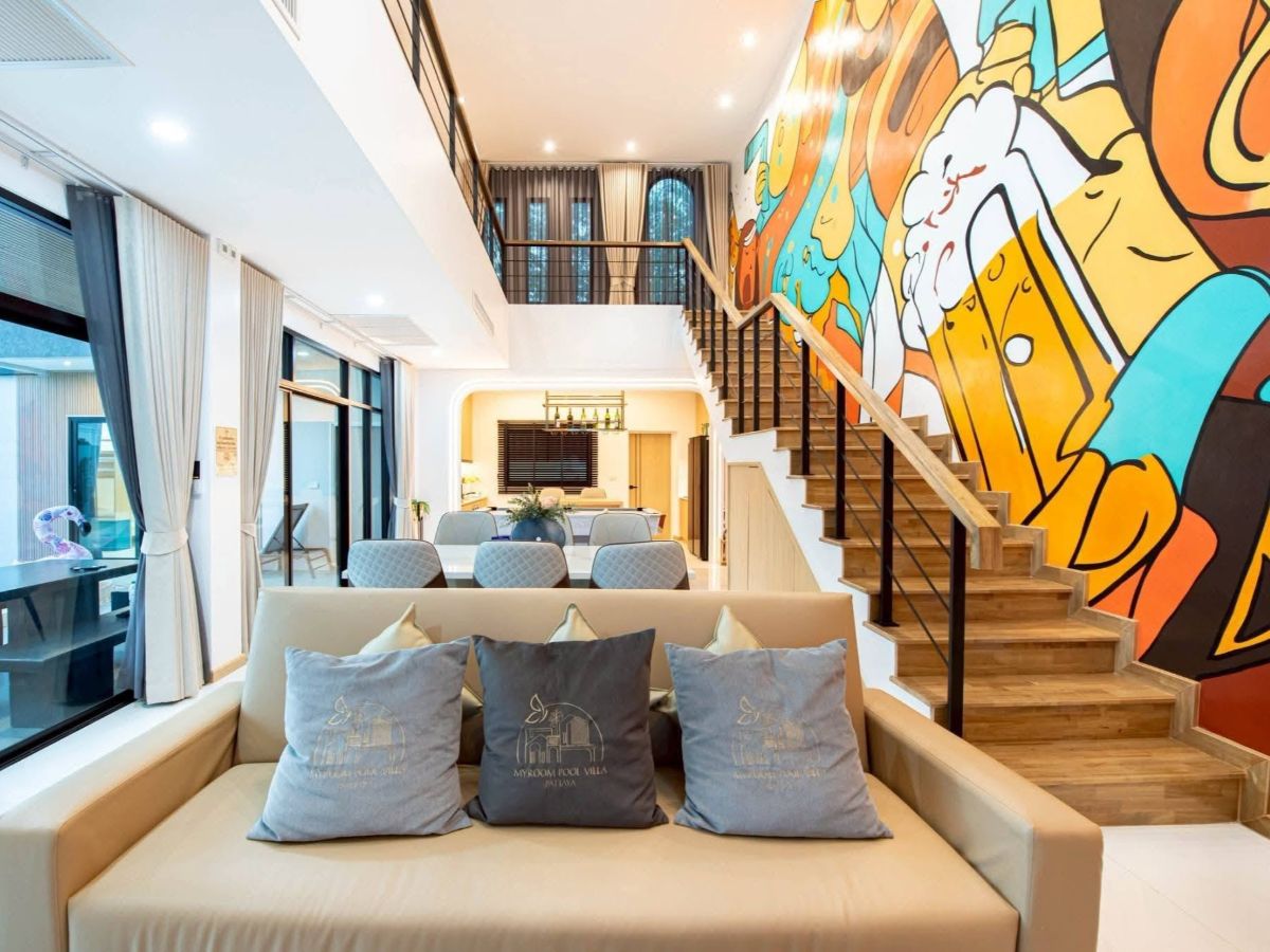 HS148 – 5Bedrooms Pool Villa for Sale in My Room Pool Villa Pattaya in Huay Yai