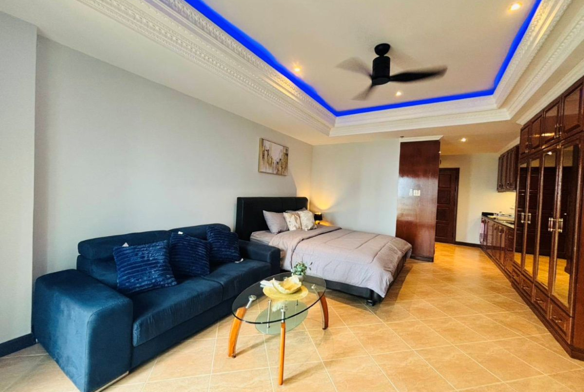 CR0298 – Studio Condominium for Rent in View Talay 2 B in Jomtien