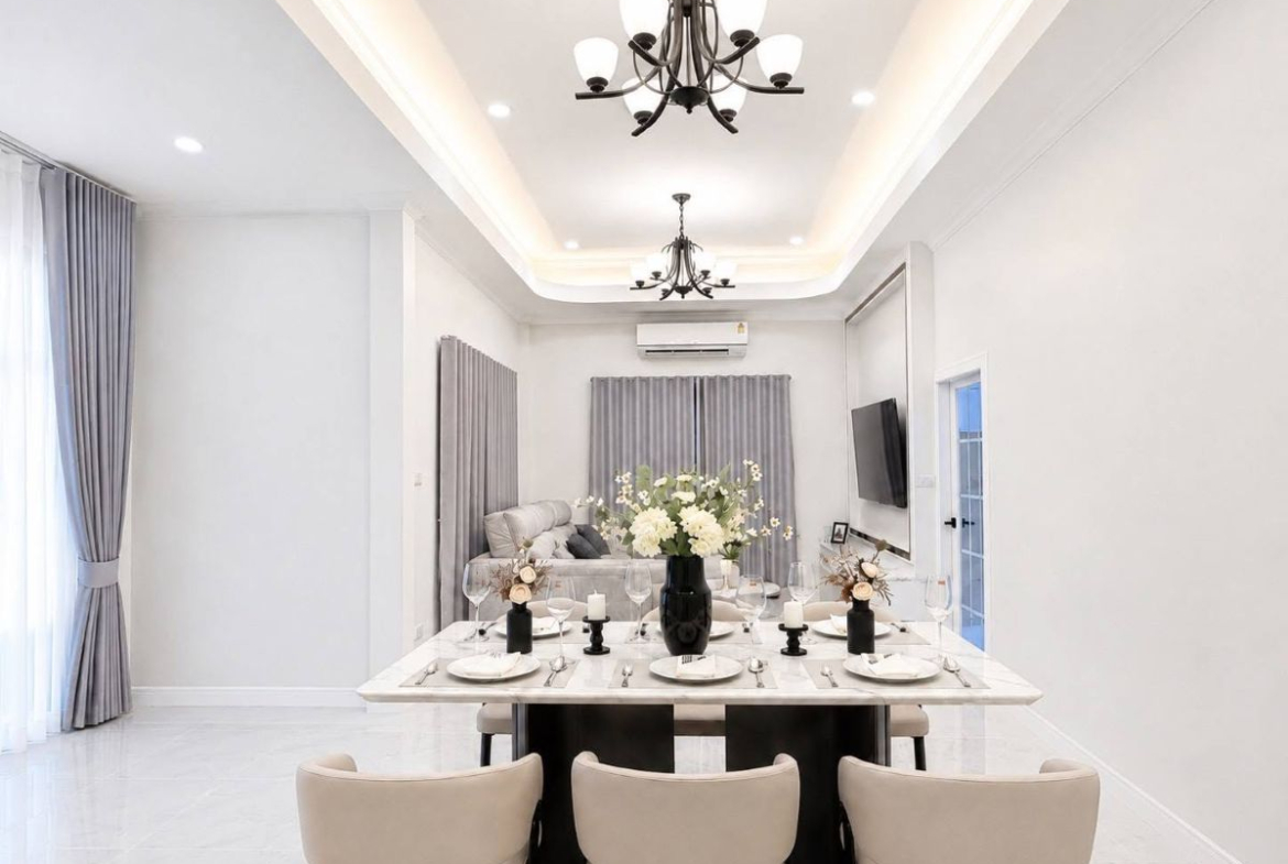 HS1461 -3Bedrooms Single House for Sale in Chock Chai Village 5 in Khao Noi