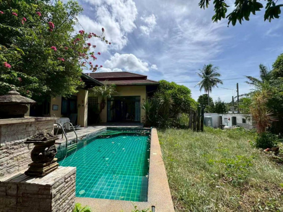 HS1465 – 3Bedrooms Pool Villa House for Sale in Grand Garden Home in Bang Saray