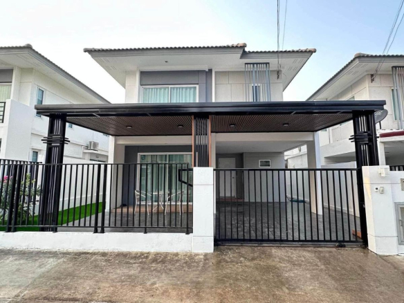 HR0888 – 3 Bedroom 2-Storey Single House for Rent in Baan Pruksa Nara in Chaiyapruk 2 – Jomtien
