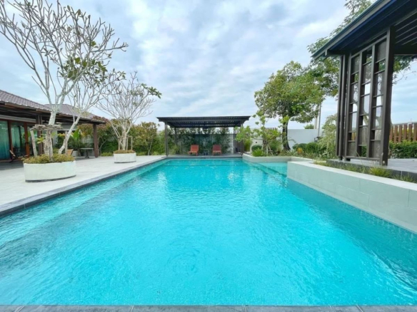 HS1468 – 3Bedrooms Pool Villa for Sale/Rent in Panalee Banna Village in Thung klom – Talman