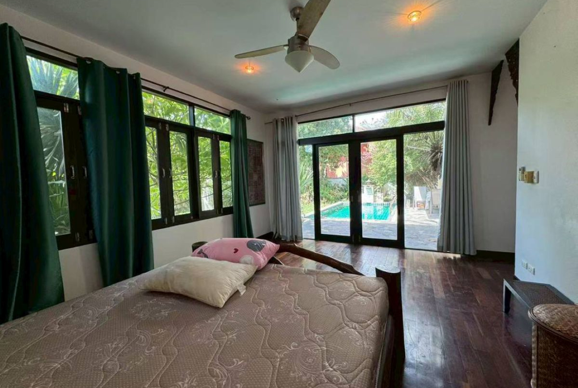 HS1465 – 3Bedrooms Pool Villa House for Sale in Grand Garden Home in Bang Saray