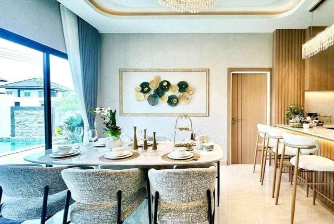 HS1487 – 3Bedroom Pool Villa House for Sale in Huay Yai
