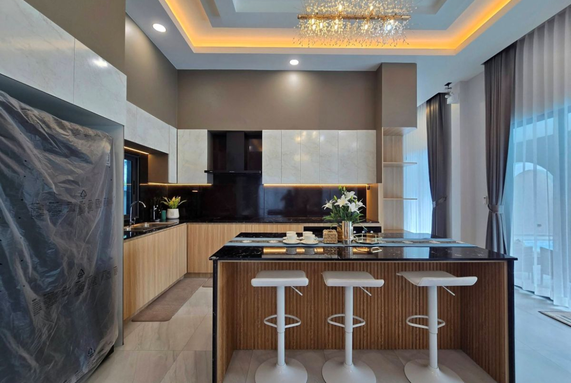 HS1475- 3Bedrooms Pool Villa for Sale in Mab Prachan Lake