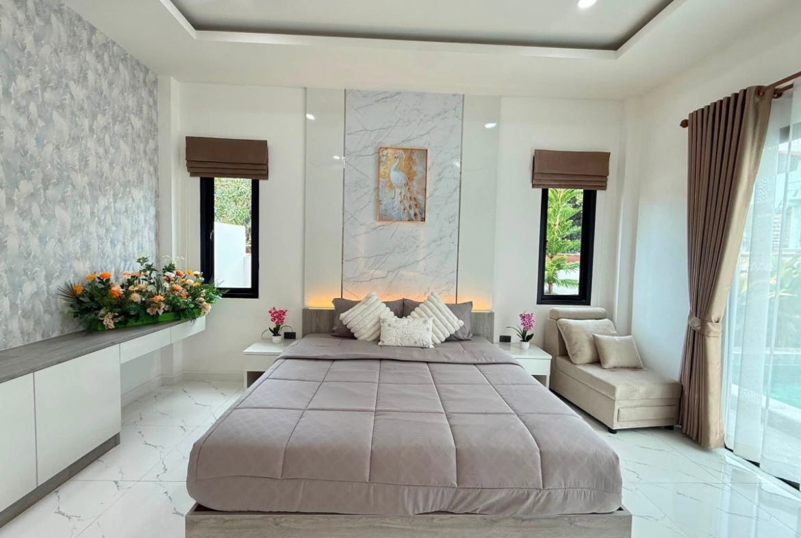 HS1476 – 3Bedrooms Pool Villa for Sale in JJ Pool Villa in Nong Mai Kaen 18
