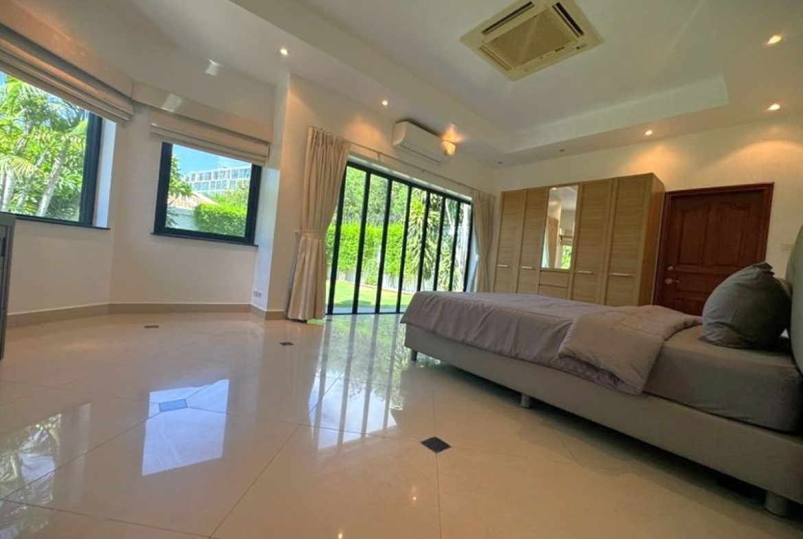 HR0889 – 3Bedroom Pool Villa House for Rent in Jomtien Park Village in Jomtien