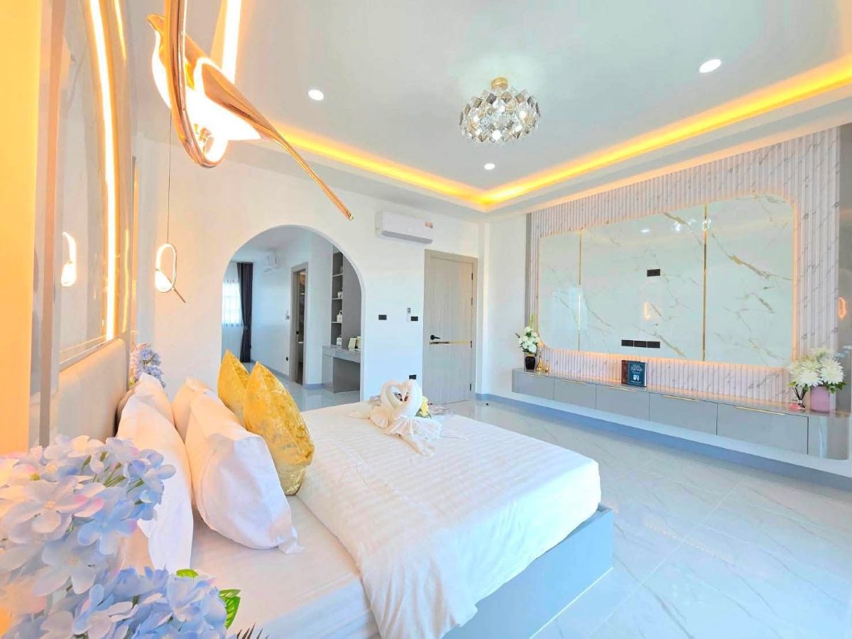 HS1480 – 4Bedroom Pool Villa House for Sale in Sak Nok 19 in Thung Klom – Tal man