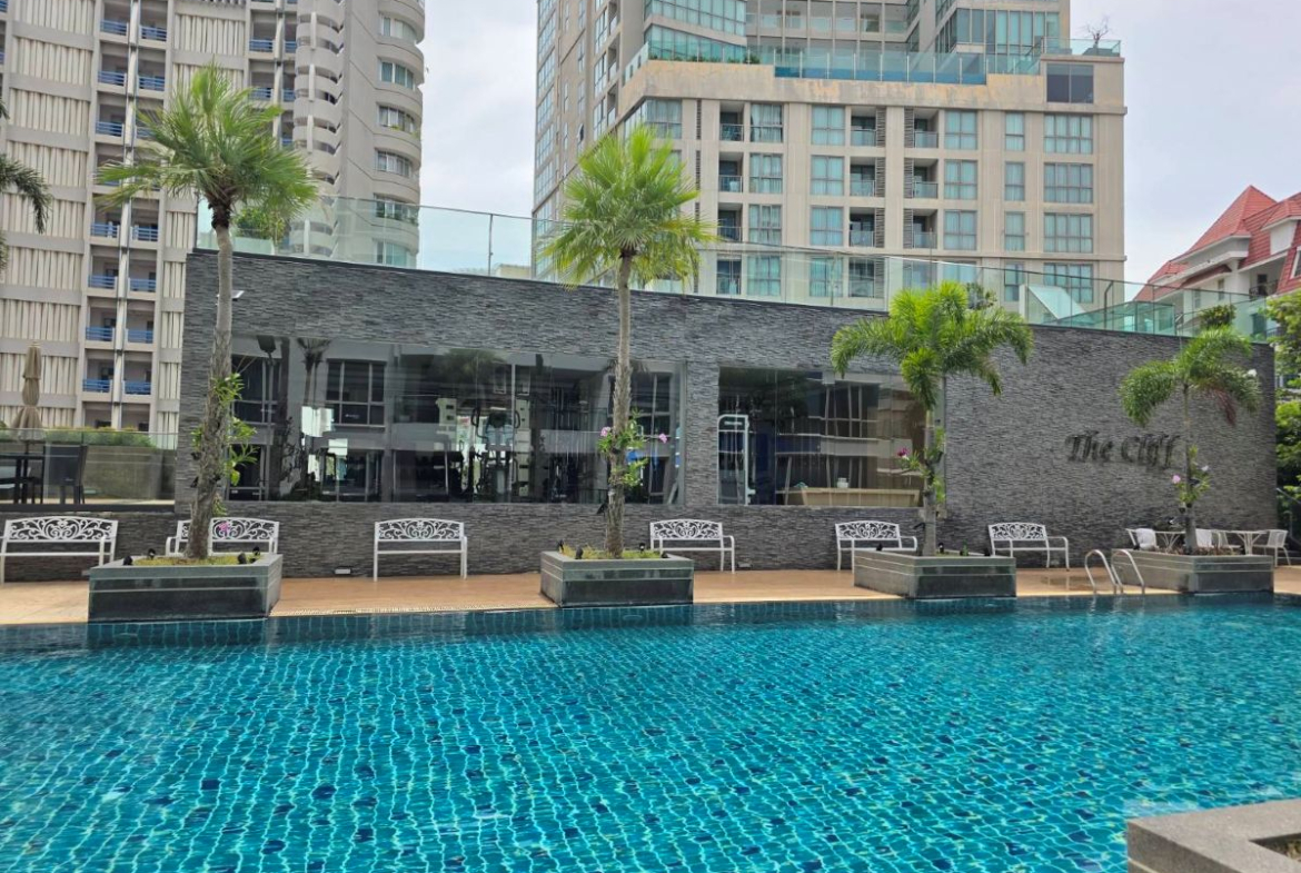 CR0300 – Studio for Rent in The Cliff Residence Condo in Pratumnak
