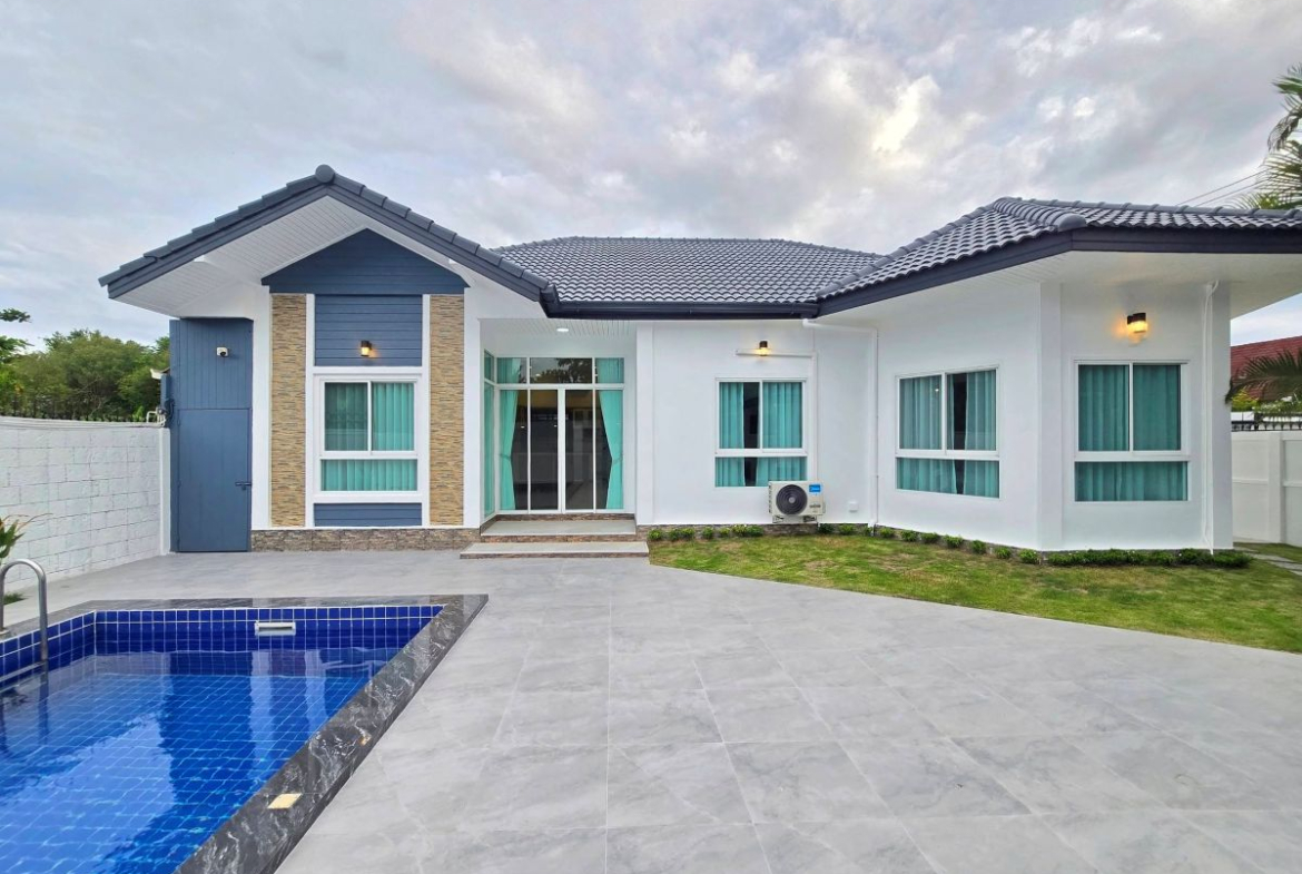HS1463 – 3Bedrooms Pool Villa House for Sale in Mabprachan