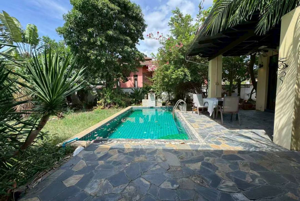 HS1465 – 3Bedrooms Pool Villa House for Sale in Grand Garden Home in Bang Saray