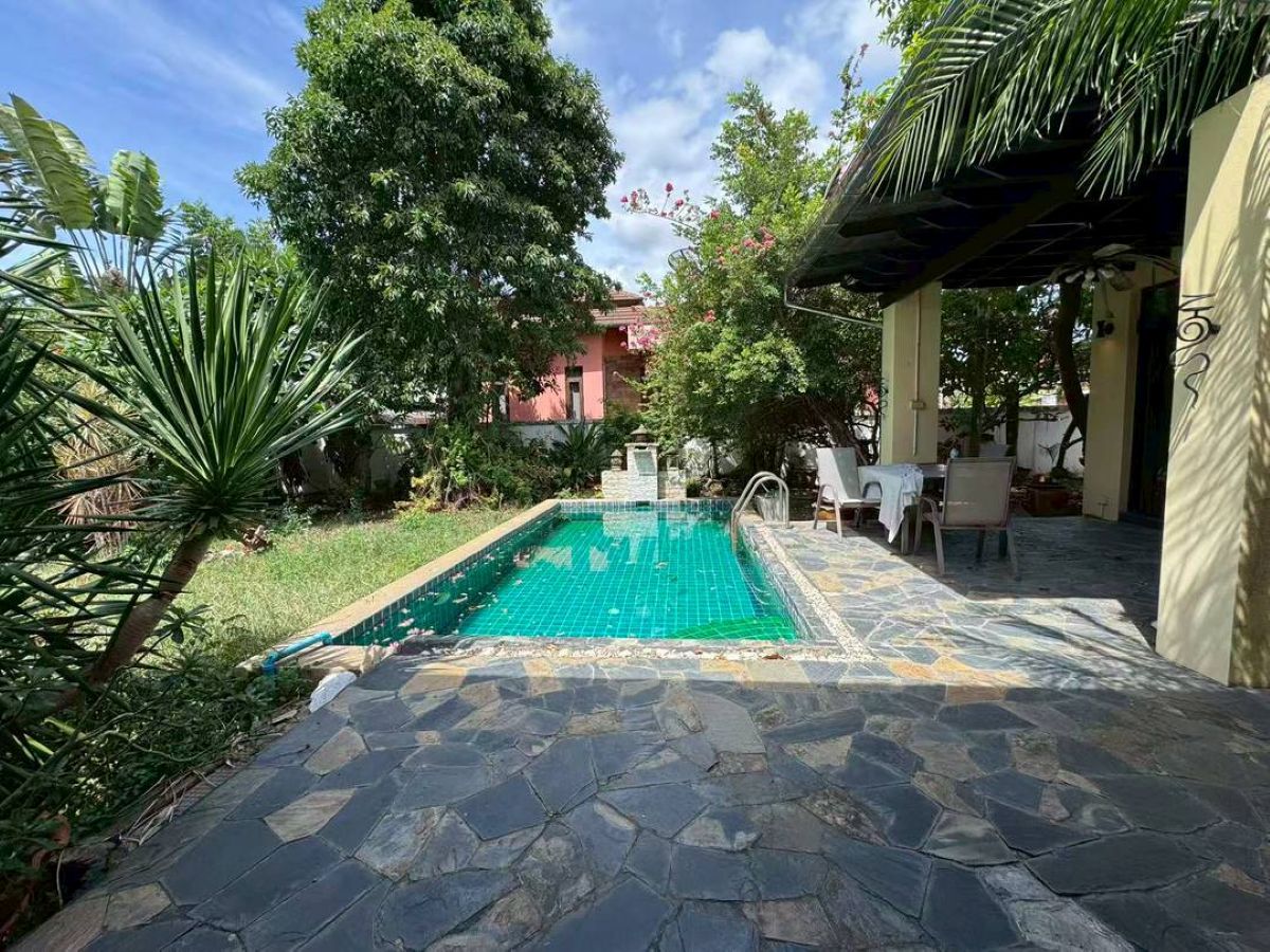HS1465 – 3Bedrooms Pool Villa House for Sale in Grand Garden Home in Bang Saray