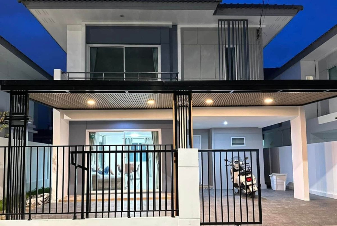 HR0888 – 3 Bedroom 2-Storey Single House for Rent in Baan Pruksa Nara in Chaiyapruk 2 – Jomtien