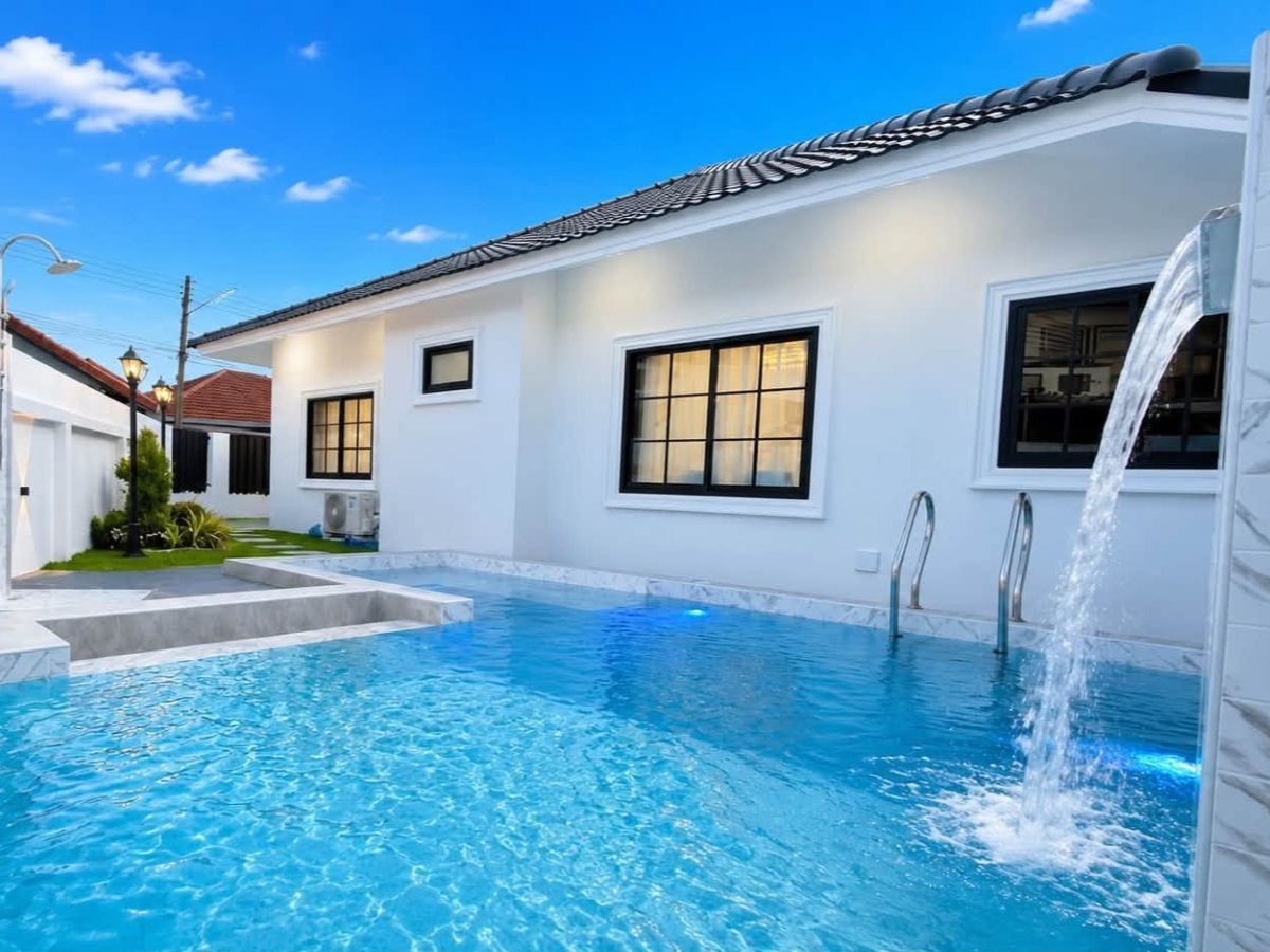 HS1479 -3Bedroom Pool Villa House for Sale in EK Momgkol 3 Village in Khao Talo