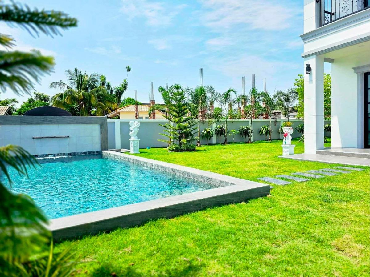 HS1480 – 4Bedroom Pool Villa House for Sale in Sak Nok 19 in Thung Klom – Tal man