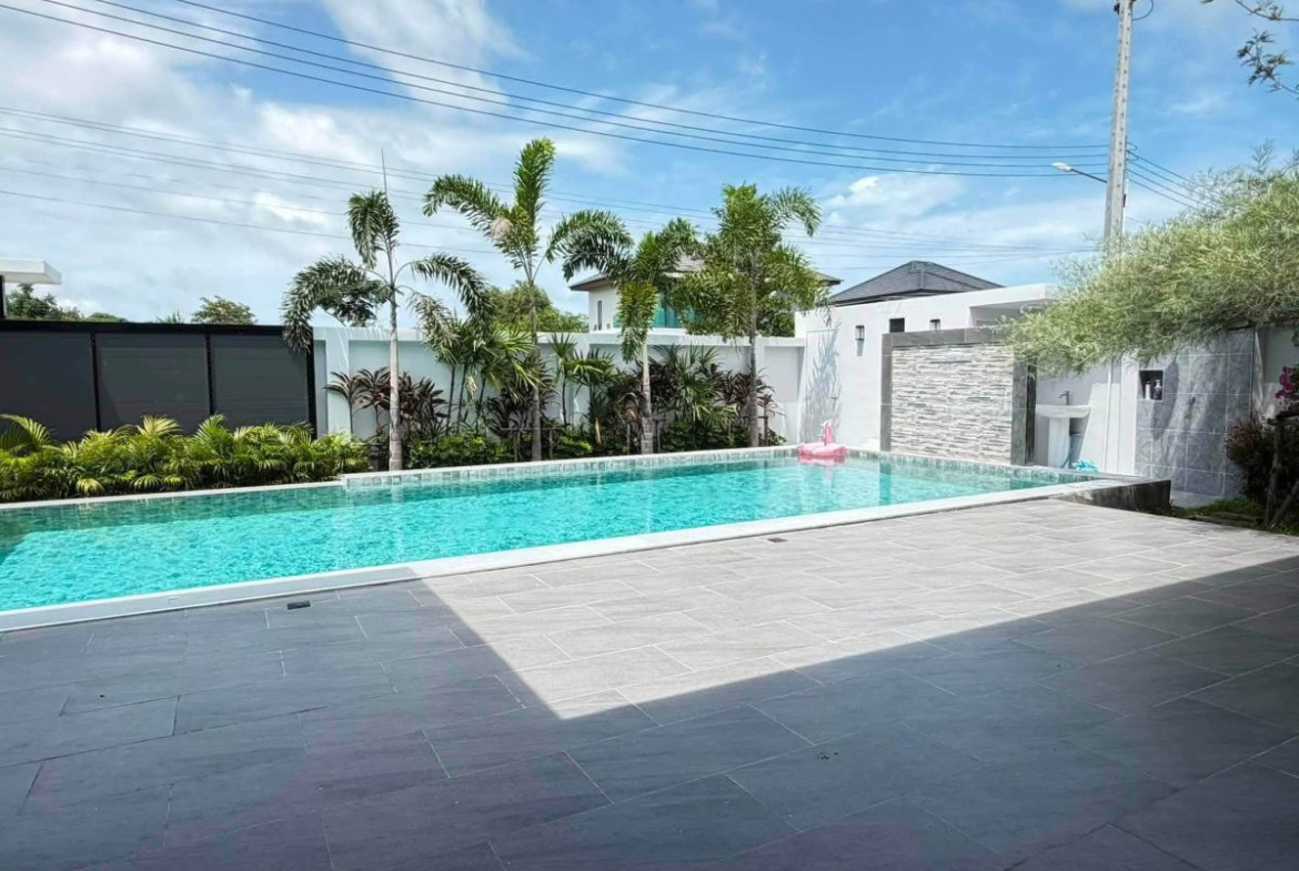 HS1487 – 3Bedroom Pool Villa House for Sale in Huay Yai